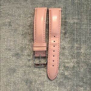 Michele Pink Patent Leather Watch Strap
